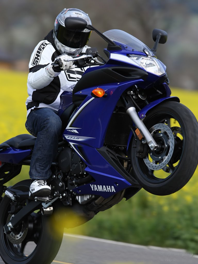 Yamaha fz6r Yellow