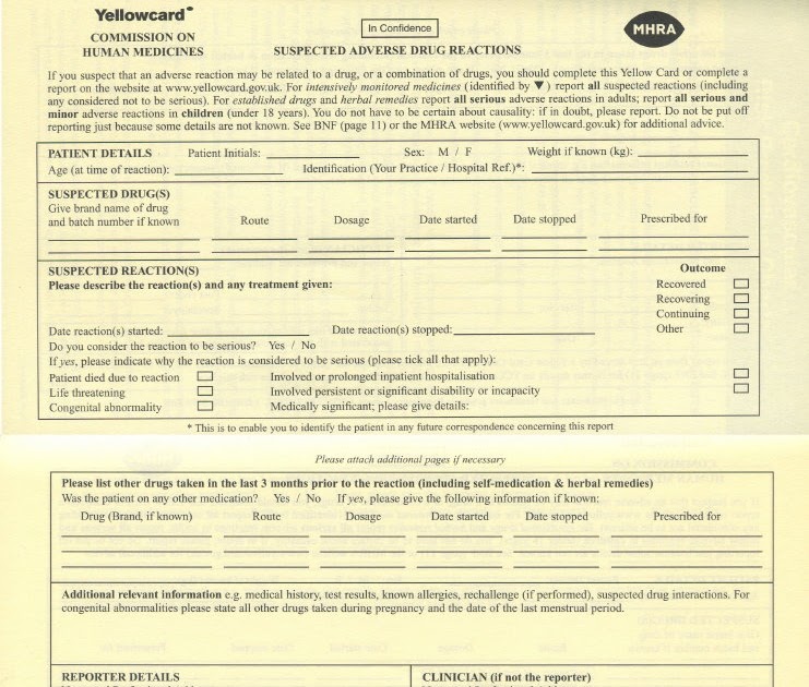Northern Doc The Yellow card scheme and the new “Yellow card” scheme.