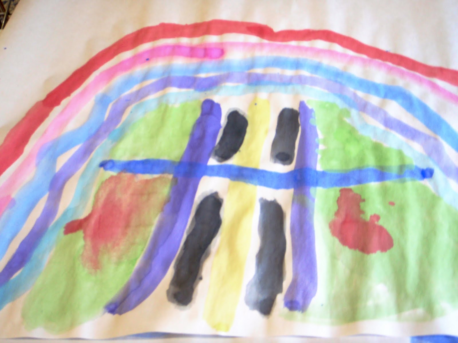 Fayston Elementary Art Kindergarten Paintings