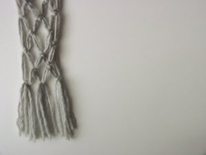 macrame scarf