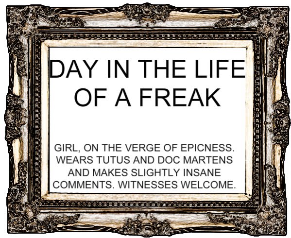 A Day In The Life Of A Freak