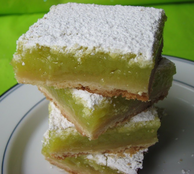 Heidi Bakes Lime Bars