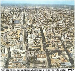 VISTA AÉREA SOBRE A CIDADE - 1967.