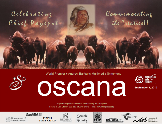 World Premiere of OSCANA, a multimedia extravaganza