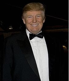 Trump, Donald John (1946- ), American real estate developer, born in Queens, New York City, educated at Fordham University and the University of Pennsylvania's Wharton School. Known as one of Manhattan's most grandiose and controversial builders, Trump first made his mark at age 28 when he convinced the city to build a convention center on the site of the defunct Penn Central railroad yards, on which he had secured options; he also negotiated with the city and Hyatt Corporation to renovate the Commodore Hotel into the Grand Hyatt Hotel (1980). He is perhaps best known for building Trump Tower, on Fifth Avenue.