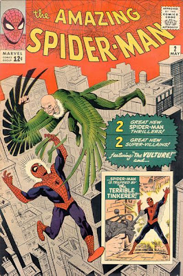 Amazing Spider-Man #2. First appearance of the Vulture Amazing Spider-Man #2, Spidey battles the Vulture over the skyscrapers of New York City