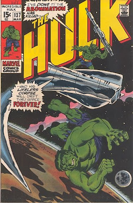Incredible Hulk #137, Cybor, the Abomination, Xeron and Klaatu Incredible Hulk #137, Cybor, the Abomination, Xeron and Klaatu