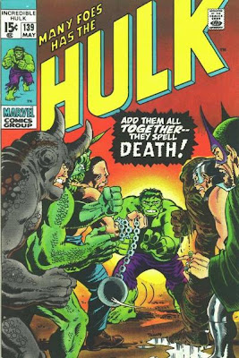 Incredible Hulk #139, Many foes has the Hulk... Incredible Hulk #139, Many foes has the Hulk...
