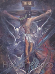Pintura De Hector Blanco-Crucificcíon