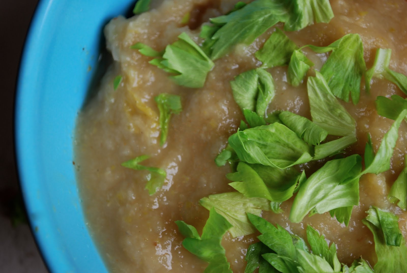 celery root and roasted parsnip soup Brooklyn Supper
