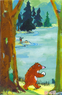 Katja Gehrmann, Originalillustration zu Gans der Bär, 2008