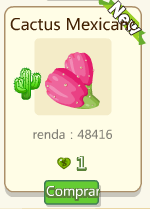 Colheita Feliz do méxico - cacto, semente