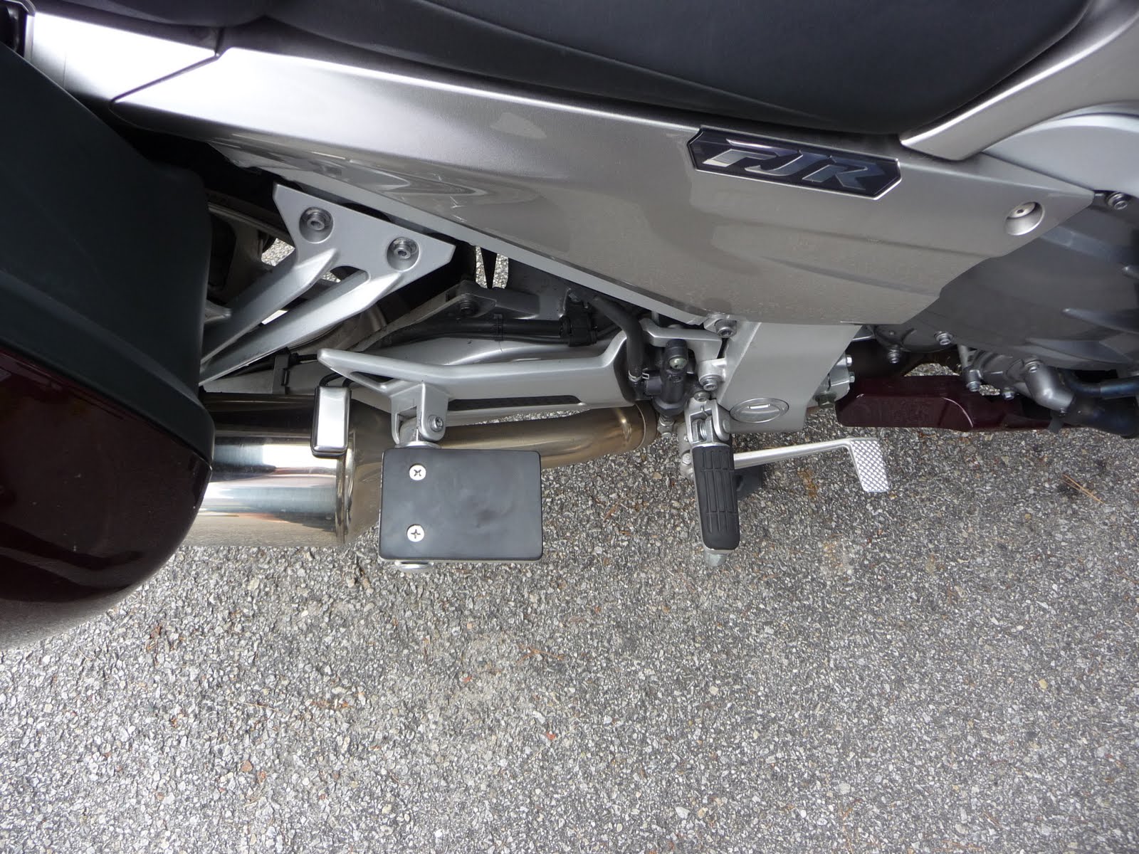 Passenger pillion floorboards