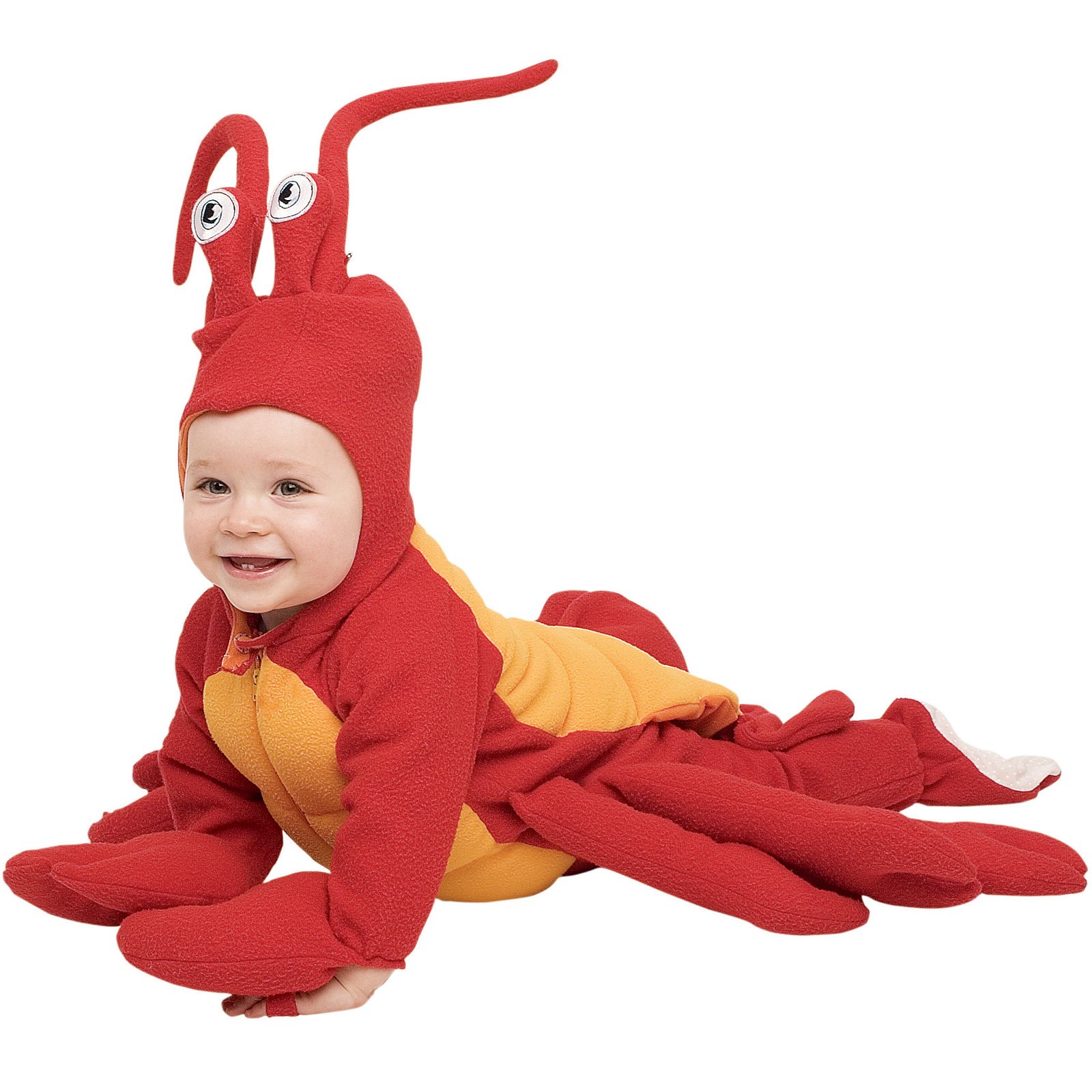 Babies Dressed as Food Lobster babies!