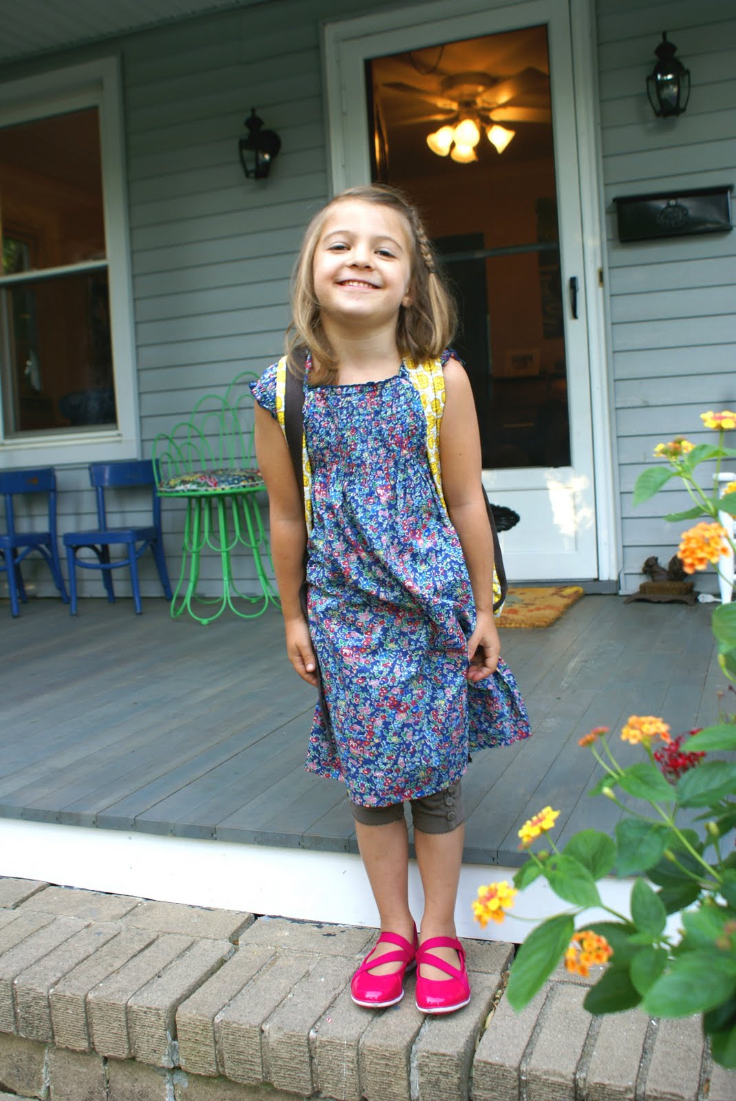little girl first day of kindergarten outfit