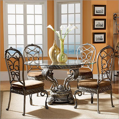 سفرات خيااااااااال Powell-Furniture-Rosemary-Dining-Set~img~PW~PW2489_l