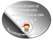 Blog plateado de la semana