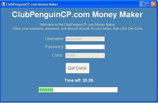 easiest club penguin money maker download free