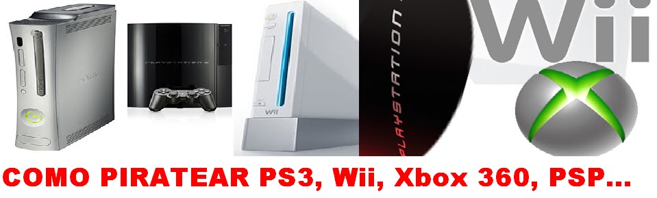 Como piratear una ps3, wii, xobox360...