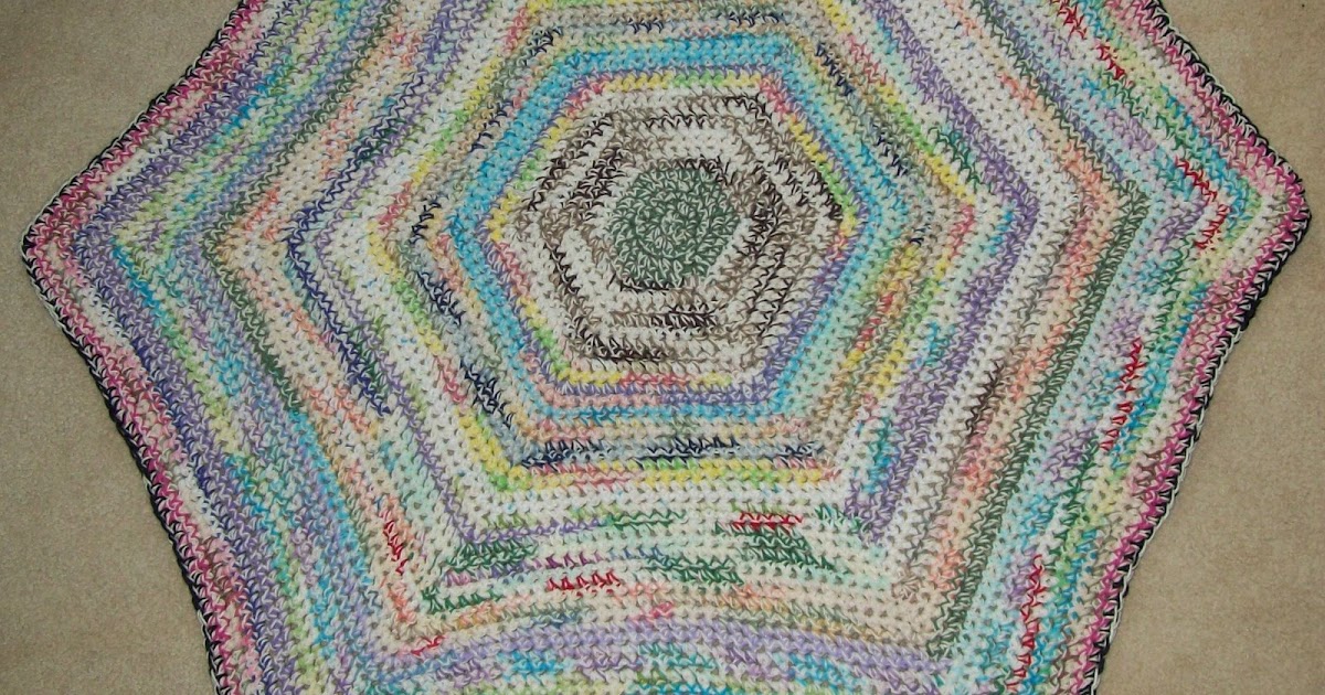 Hook, Yarn, and Pattern Magic Ball Rug