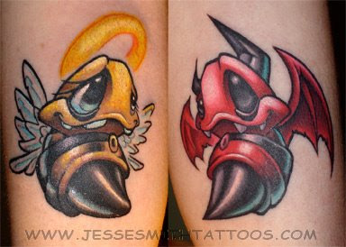 Gemini Art Tattoos Gemini Art Tattoos