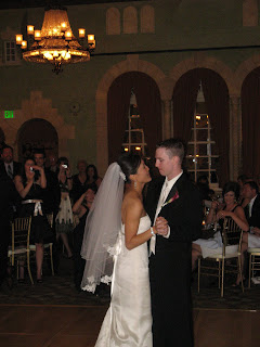 The first dance as husband and wife