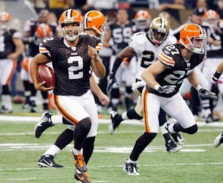 browns punter reggie hodges runs for 68 yards on a fake