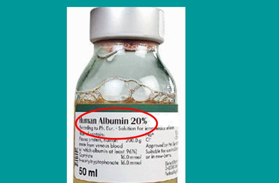 Phimaimedicine: 143. Human albumin