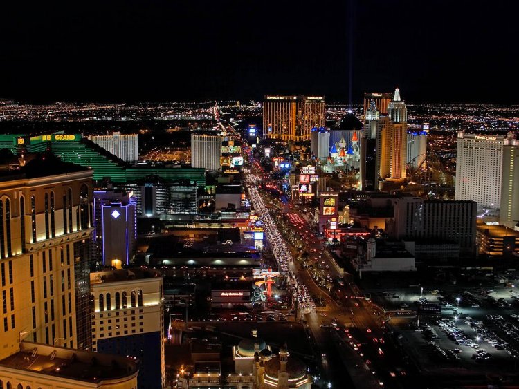 Viva Las Vegas!!!! Las Vegas Blvd. de noite