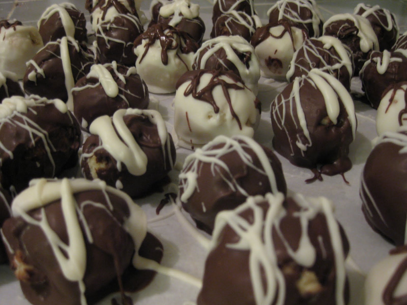 So Many Sweets Chocolate Covered Funfetti Cake Balls