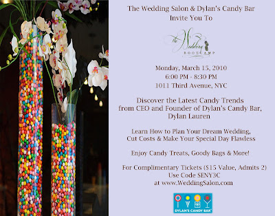 Complimentary tickets to Wedding Bootcamp at Dylan 39s Candy Bar in NYC Complimentary tickets to Wedding Bootcamp at Dylan 39s Candy Bar in NYC