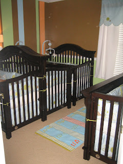 2 cribs in one small room