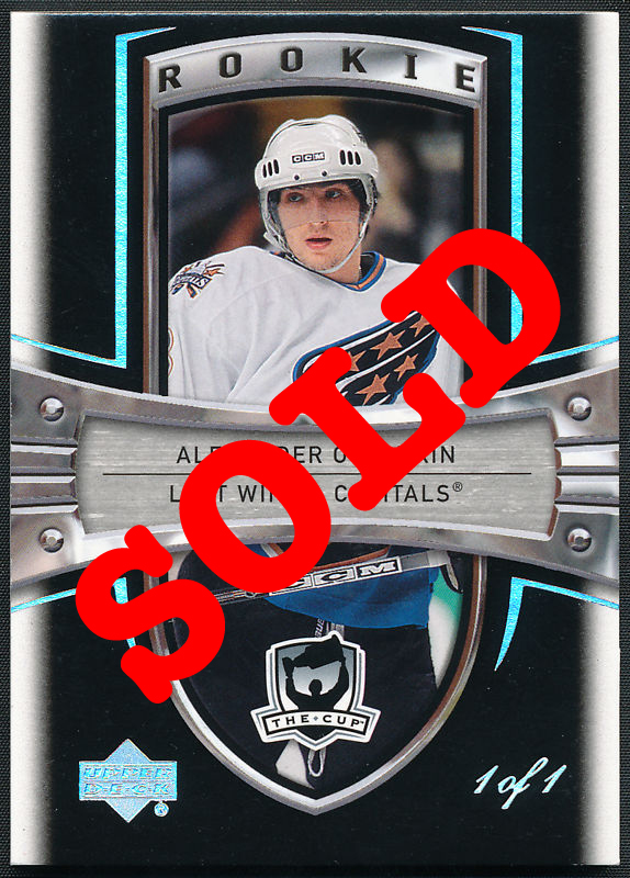 about the 2005-06 The Cup Rainbow Alexander Ovechkin Rookie Hockey Card,