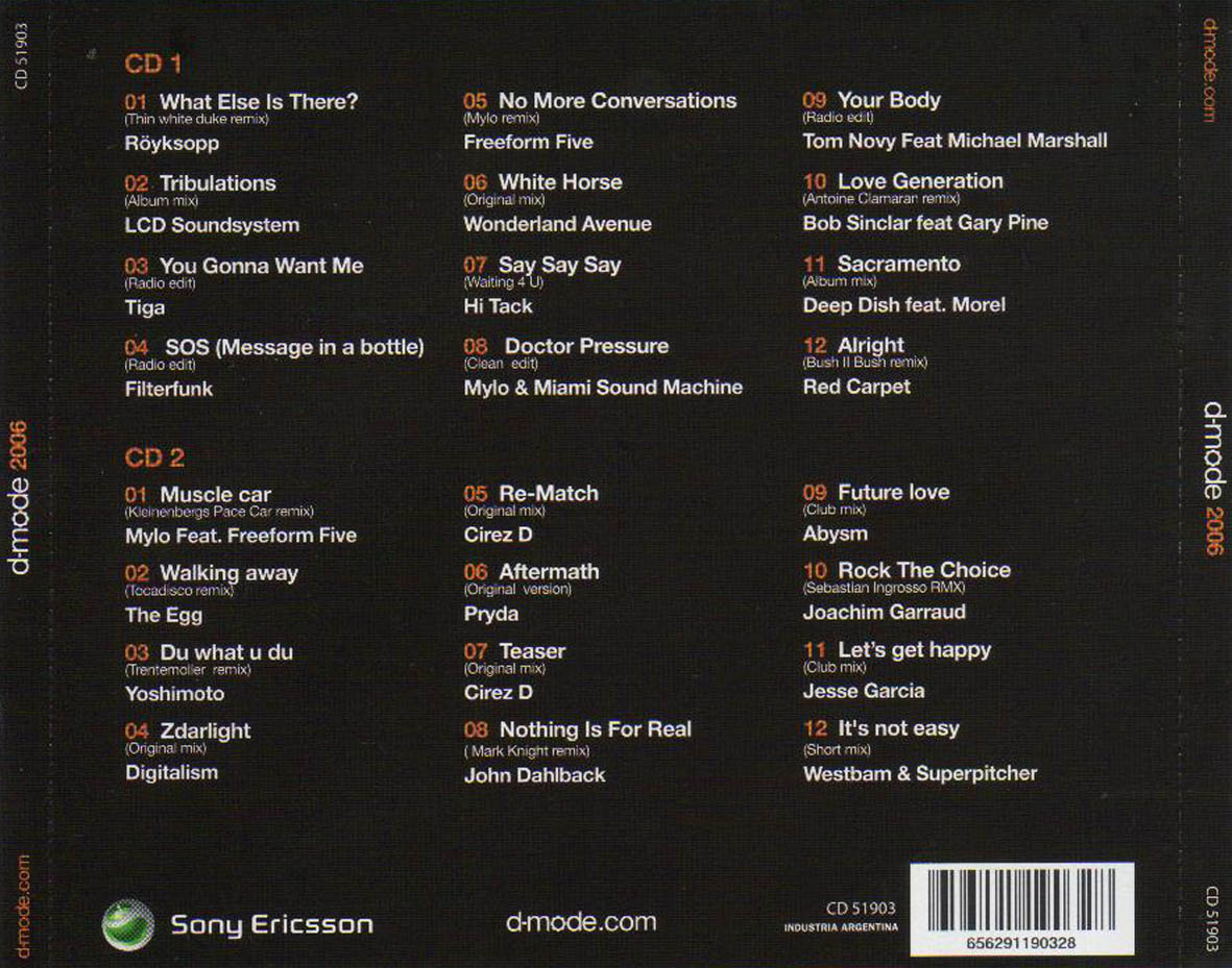 MUSICA DE 2006 musica de 2006:
