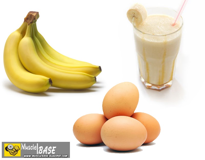 Banana & Eggs Milkshake Muscle Base New Bodybuilding Contests