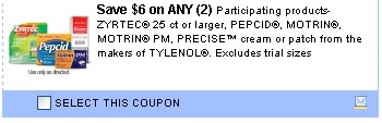 Zyrtec coupon code