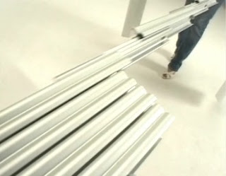 Pequeña cónsola que se transforma en una gran mesa de comedor | Ideas