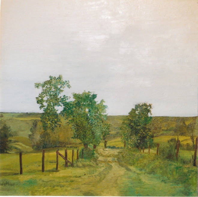 Le chemin du haut de la vallée.