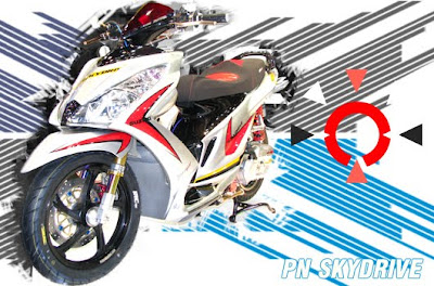 Modifikasi Suzuki Skydrive 125 cc