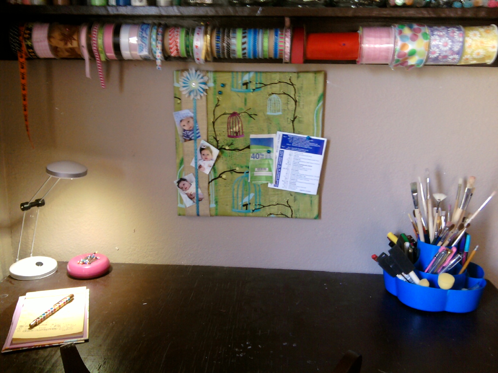 Pretty Mini Bulletin Board {tutorial} Mine for the Making