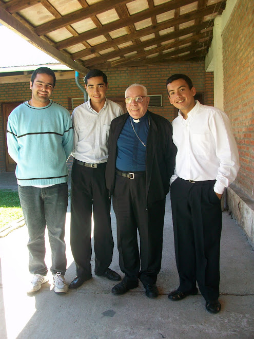 Junto con Mons Luis H. Villalba Arzobispo de Tucumán