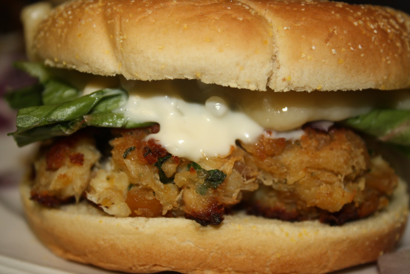 garbanzo bean burger