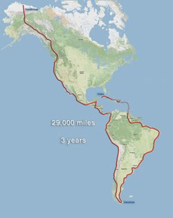 My route in 2011