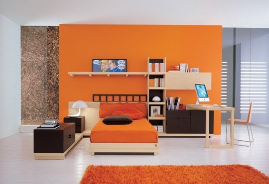 Bedrooms for Kids: DORMITORIOS NARANJAS