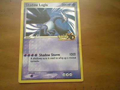 This is the Shadow Lugia card