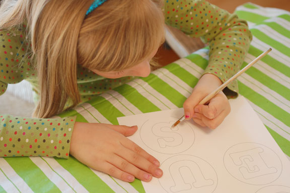 Cookie Cutter House: Craft 3: Name Garland