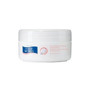 Avon Foot Works 2-in-1 Foot Smoothing Scrub & Soak