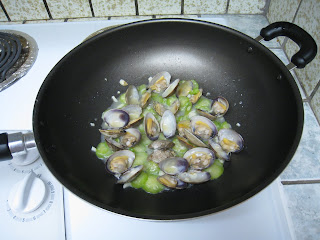 絲瓜炒蜆 絲瓜炒蜆