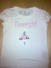 Personalized flower girl tee