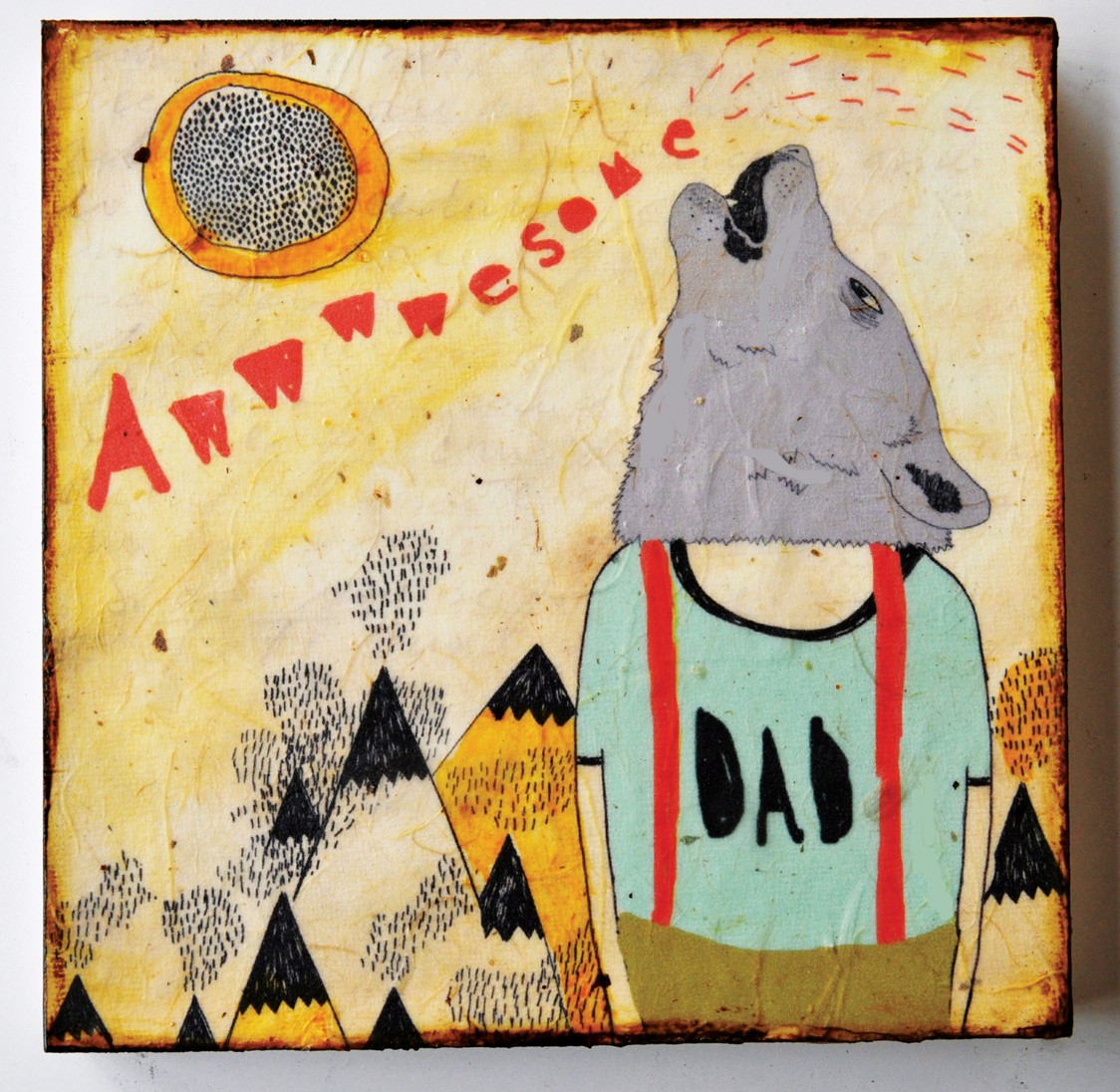 animal*head*vintage Animal Head Art Retro Whale